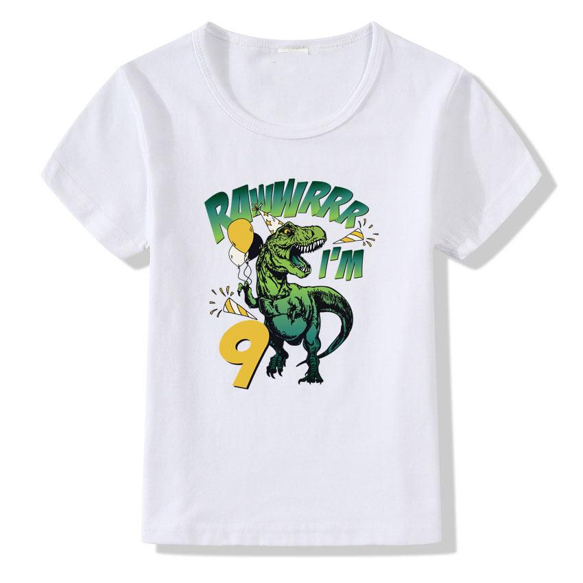 Children's T-shirt Numbers 1-9 Birthday T-shirt - MAXIME