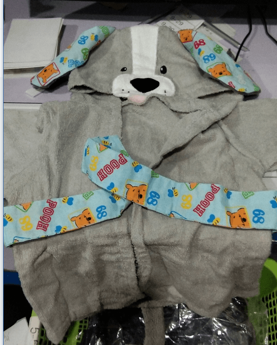 Cartoon Cute Animal Modeling Baby Bath Towels Baby Bathrobes Cotton Children's Bathrobes Baby Hooded - MAXIME