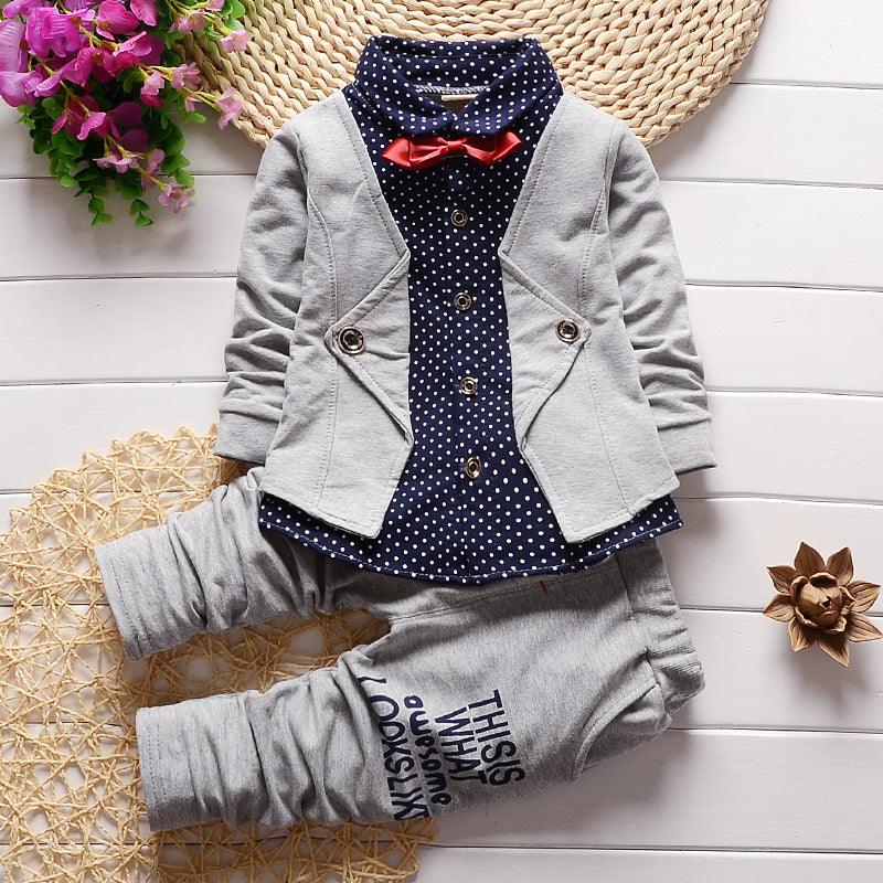 Children's Suit Bow tie Sweater Small Trousers - MAXIME