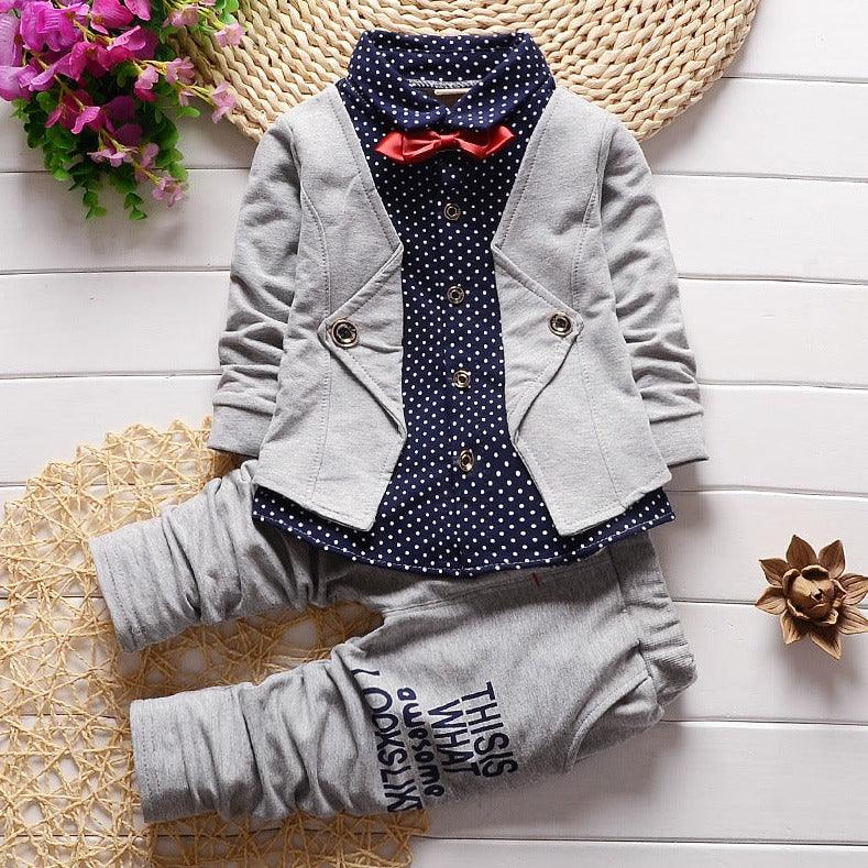 Children's Suit Bow tie Sweater Small Trousers - MAXIME