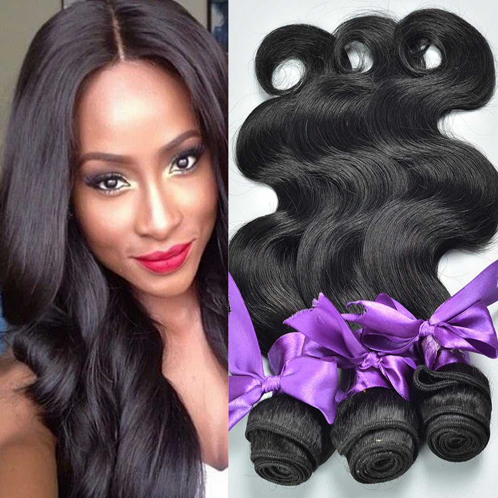 Real hair wig body wave human hair weaves - MAXIME