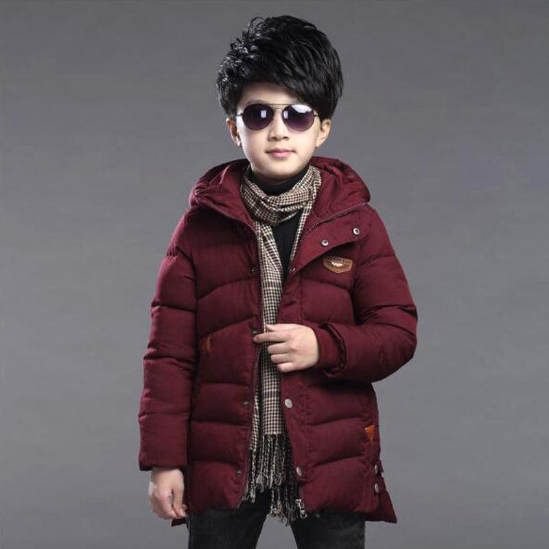 Boy's hooded padded jacket - MAXIME