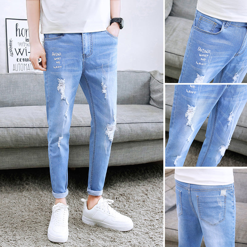 Maxime ripped ankle jeans - MAXIME