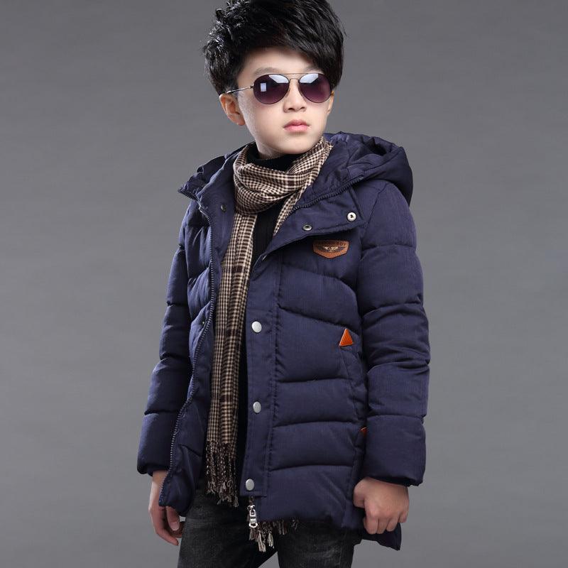 Boy's hooded padded jacket - MAXIME