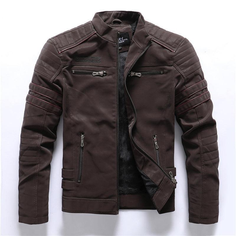 Maxime Men Pu Leather Jackets Coats - MAXIME