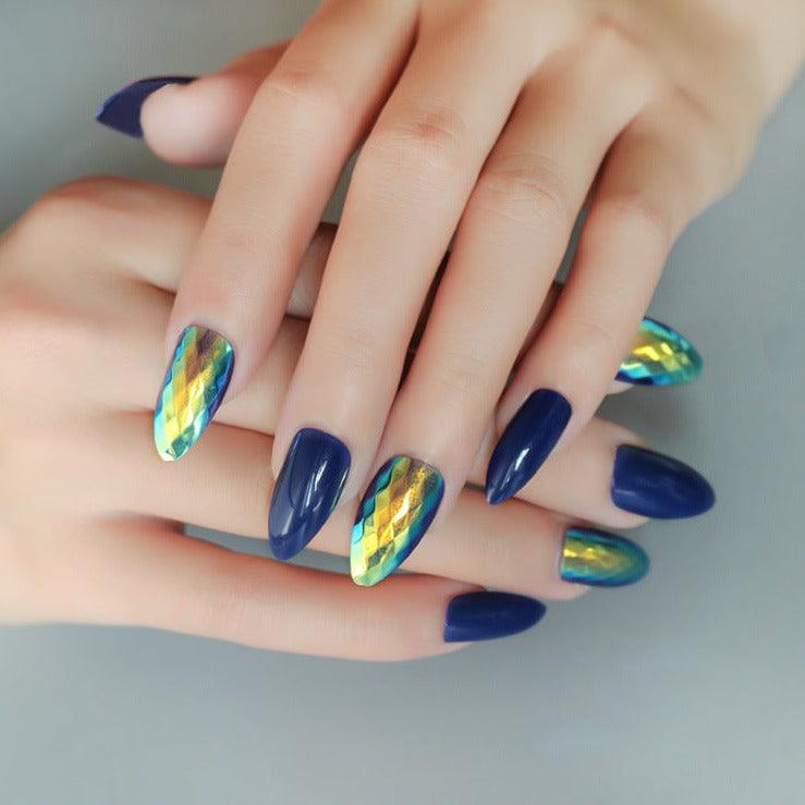 24 pieces of trendy wearable nail pieces - MAXIME