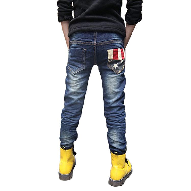 Boy patchwork jeans - MAXIME