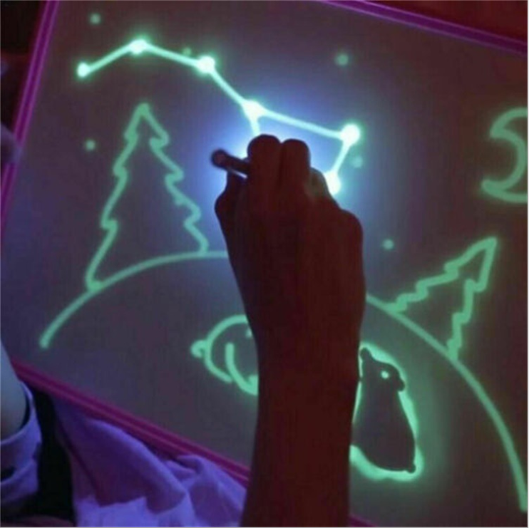 Educational Toy Drawing Pad 3D Magic 8 Light Effects - MAXIME