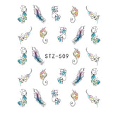 1pcs Nail Sticker Butterfly Flower - MAXIME