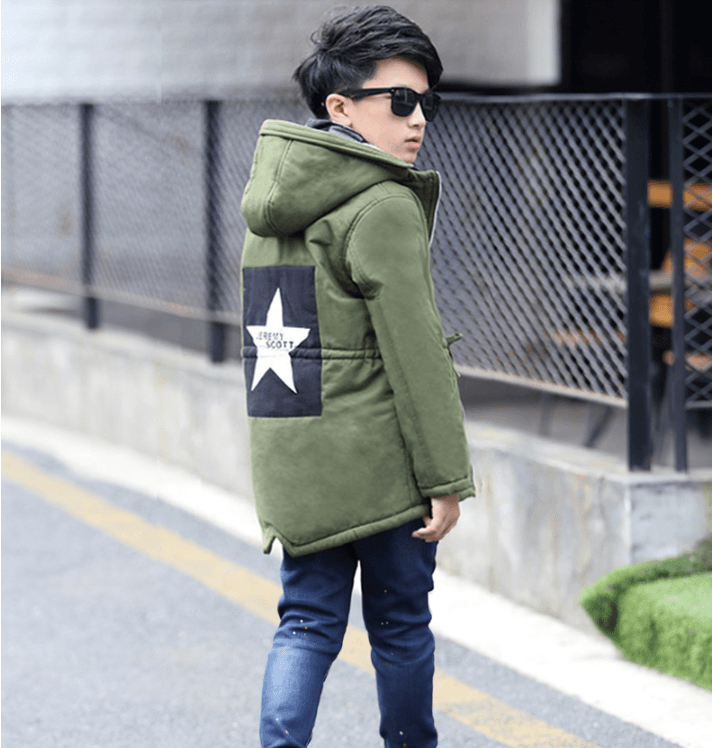 Five-pointed star trench coat - MAXIME