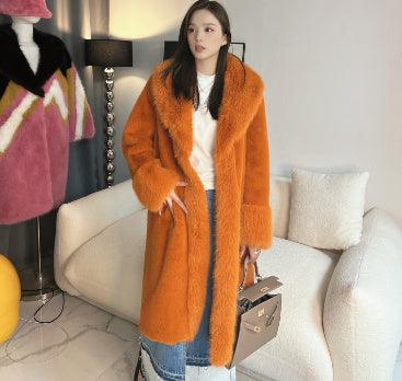 Mink Hair Fur Overcoat Women - MAXIME