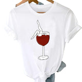 Women Clothing Wine Lady Short Sleeve - MAXIME