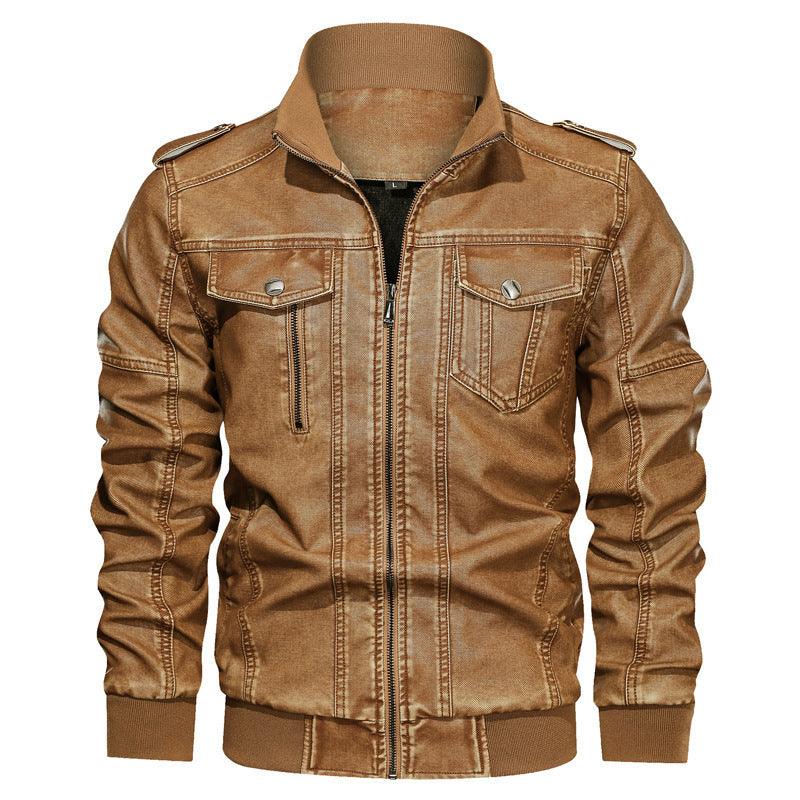 Men's Pu Leather Coat - MAXIME