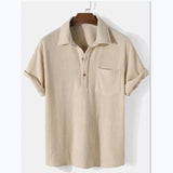 Loose Lapel Men's Shirt - MAXIME