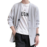 Men's Coat Waffle Collar Cardigan - MAXIME