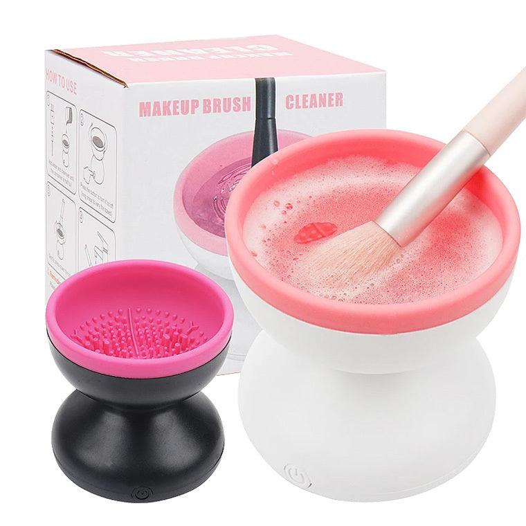 Electric Makeup Brush Cleaner Machine Portable Automatic USB Cosmetic Brush Cleaner Tools For All Size Beauty Makeup Brushes Set - MAXIME