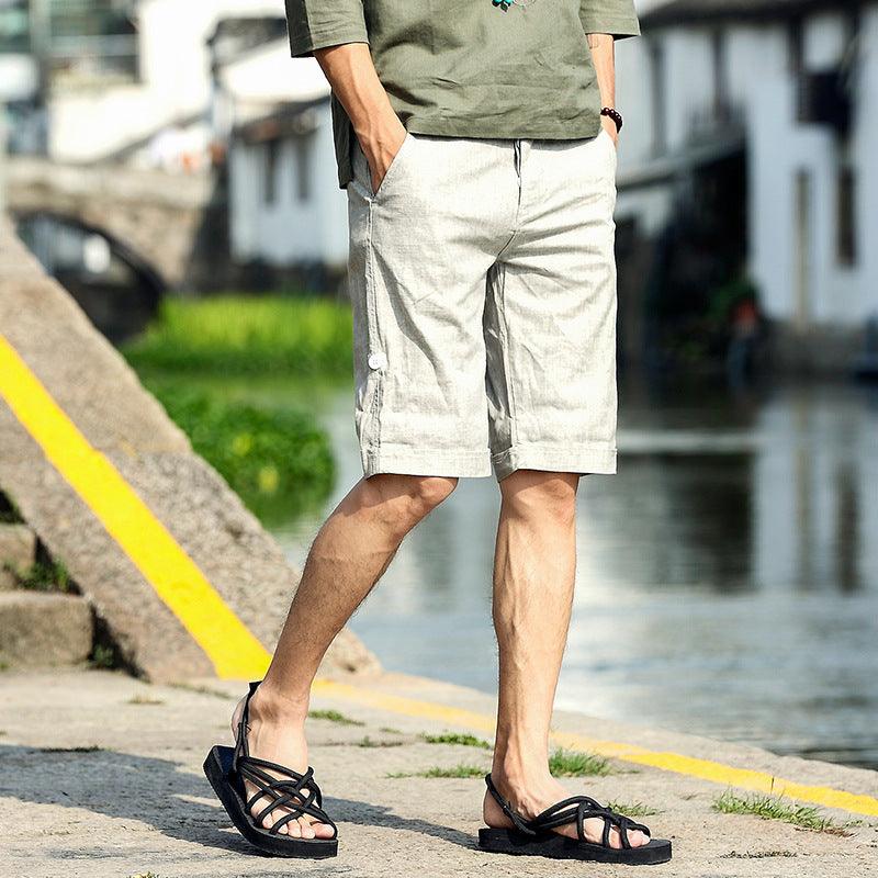 New linen shorts men - MAXIME