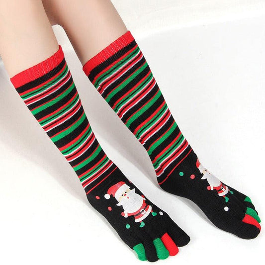 Christmas Five Finger Socks - MAXIME