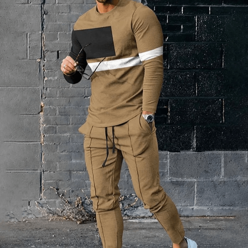 Tracksuit Set For Men 3D Print Long Sleeve - MAXIME