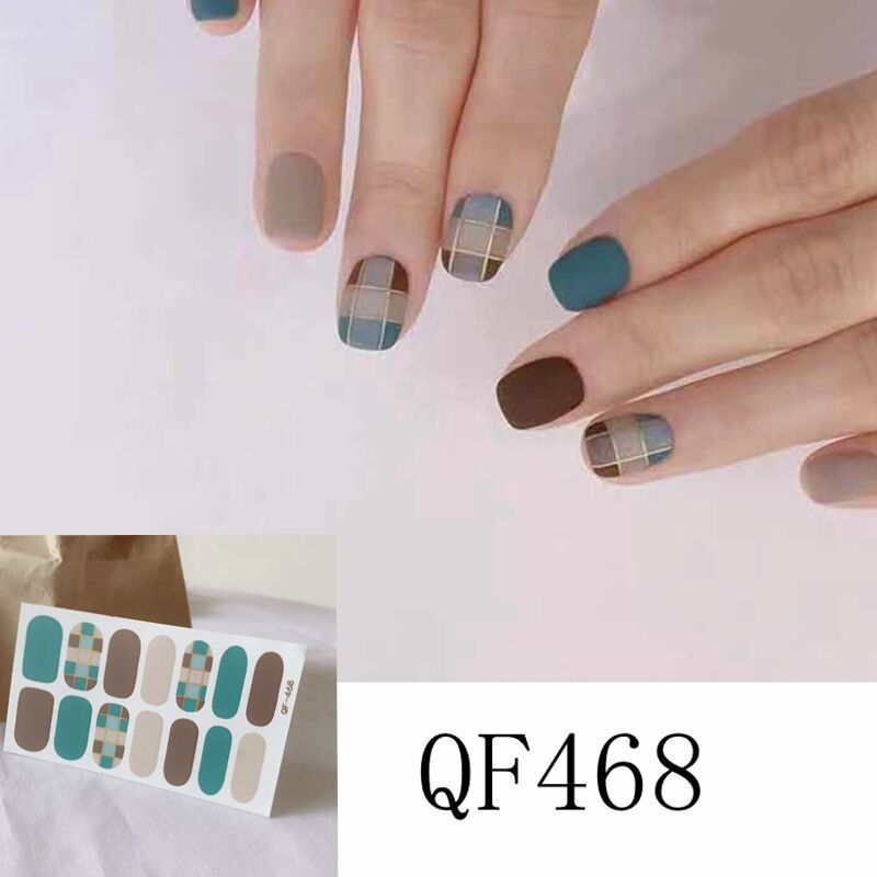 Nail Sticker 3D Diamond Nail 14 Stickers Waterproof - MAXIME