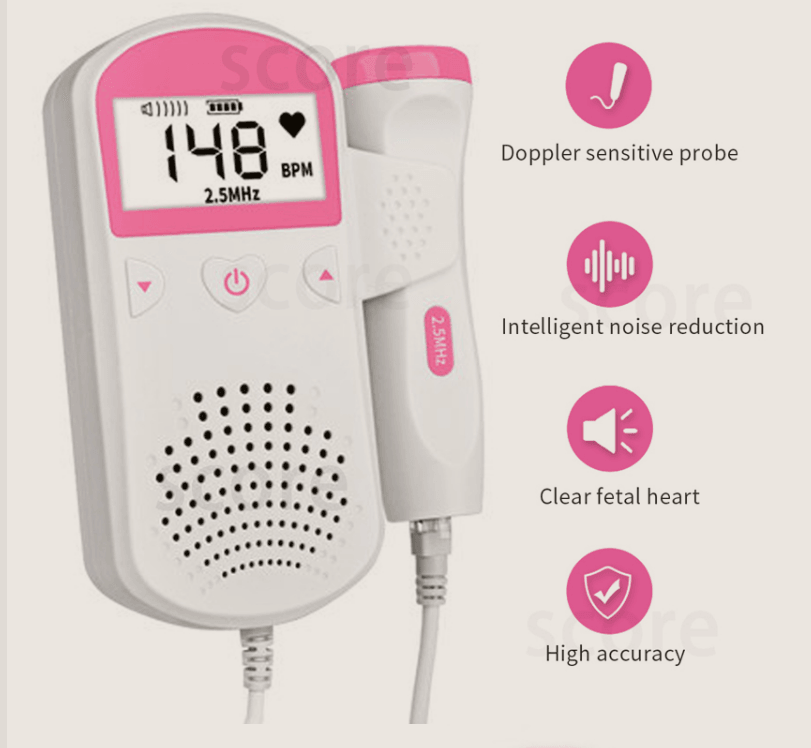 Monitor Home Pregnancy Baby Fetal Sound Heart Rate Detector - MAXIME