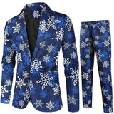 Men's Casual Printing Suit Vest Trouser Suit - MAXIME