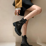 French British Style Thick Bottom Boots - MAXIME