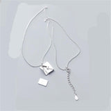 Letter Envelope Pendant Confession Locket Necklace Jewelry Special Gifts - MAXIME