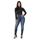 Women's High Waist Slim Jeans - MAXIME