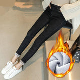 Warm Plush Stretch Jeans - MAXIME