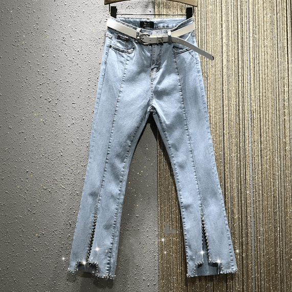 MAXIME Split pencil jeans - MAXIME