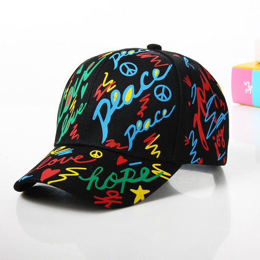 Casual Graffiti Baseball Hat - MAXIME