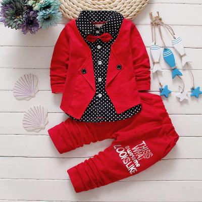 Children's Suit Bow tie Sweater Small Trousers - MAXIME