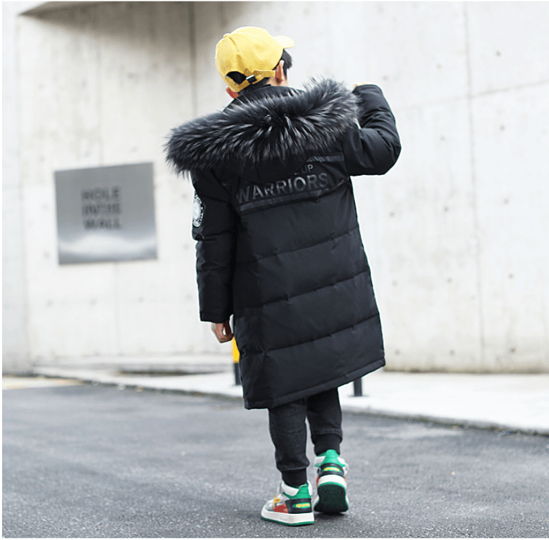 Thick White Duck Down Jacket - MAXIME