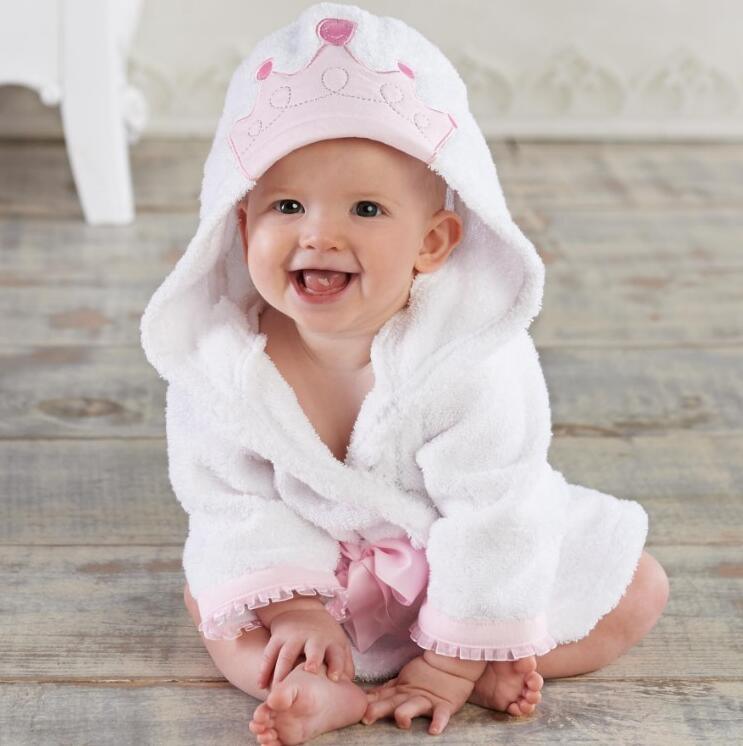 Cartoon Cute Animal Modeling Baby Bath Towels Baby Bathrobes Cotton Children's Bathrobes Baby Hooded - MAXIME