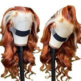 4X4 Human Hair Wig Head Cover Highlights 613 - MAXIME