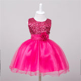 Baby Sequin Dress Flower Girl Wedding Princess Dress - MAXIME