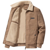 Winter Corduroy Coat Men's Thick Fashion