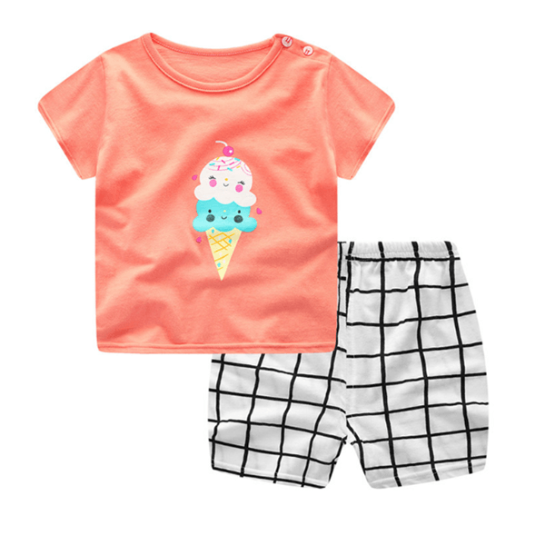 T-shirt Baby Girl Casual Clothing Sets - MAXIME