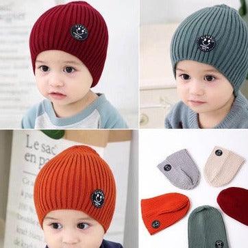 Children Unisex Fashion Ribbed Hat - MAXIME