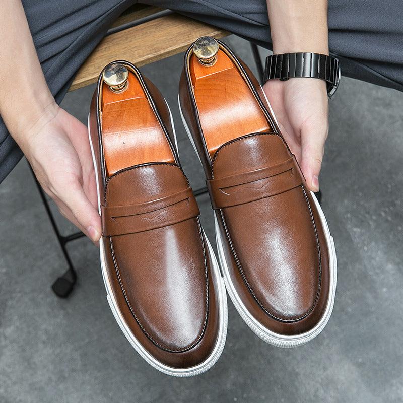 Male Business Casual Leather Shoes - MAXIME