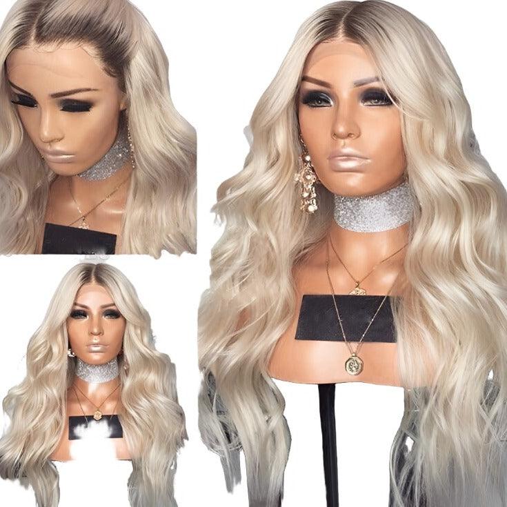 European and American blonde long curly wigs - MAXIME