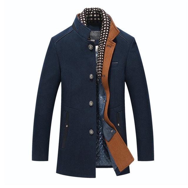 Men's woollen overcoat - MAXIME