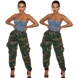 Maxime Casual Camouflage Cropped Pants - MAXIME