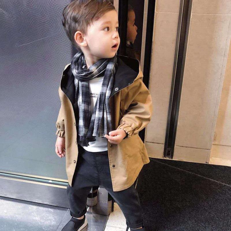 Boys wear coats on both sides in spring - MAXIME