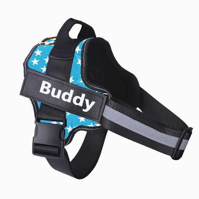 Adjustable Pet Harness Vest For Small Large Dog Custom Patch Pet Supplies - MAXIME