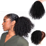 Drawstring Stretch Small Curly Wig - MAXIME