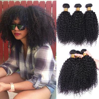 Human hair curtains, kinky curly, real wigs, wholesale hair - MAXIME