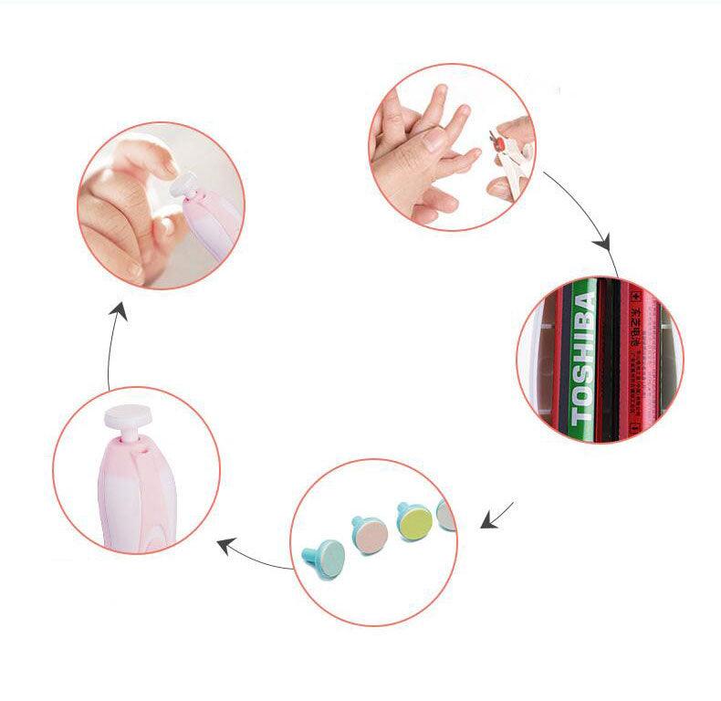 Anti-scratch Multifunctional Baby Electric Nail Polisher - MAXIME