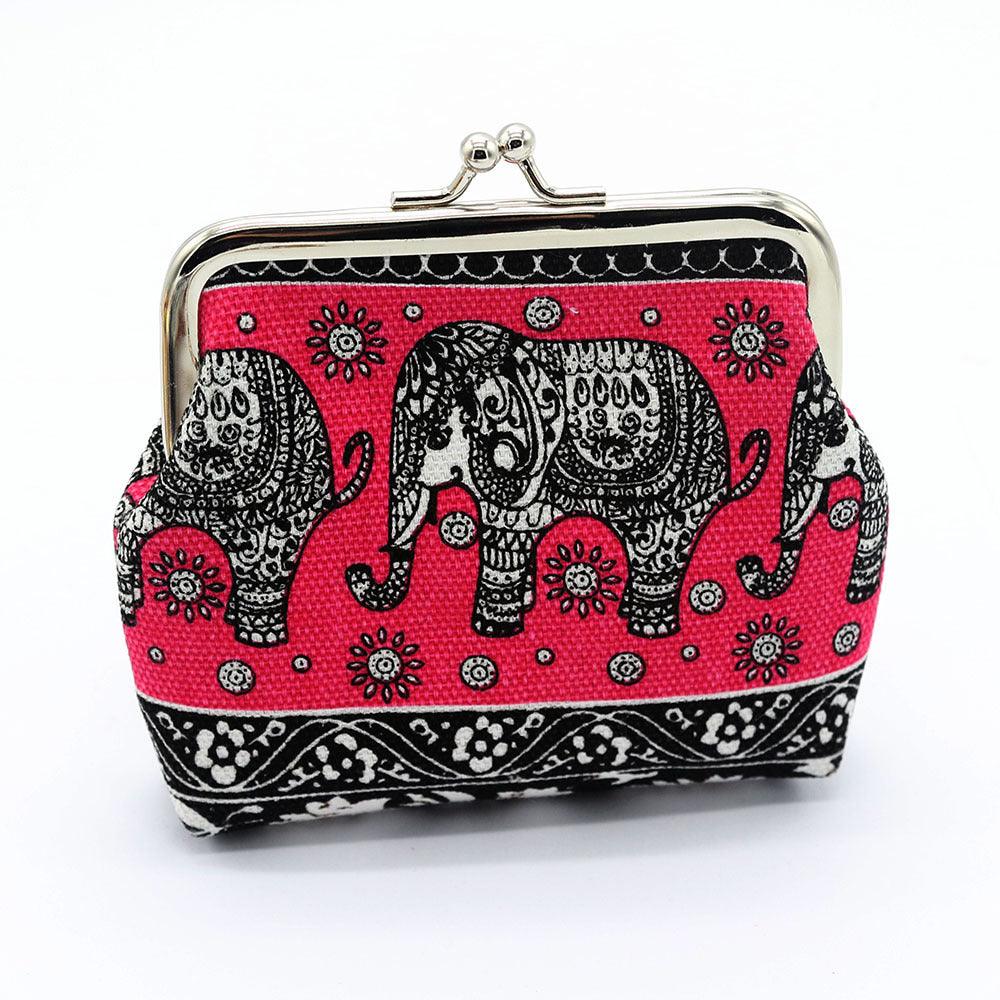 Lady elephant small wallet - MAXIME